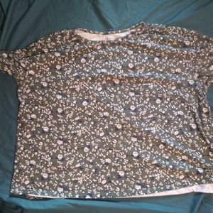 Woman Within 4X 34/36 floral t-shirt